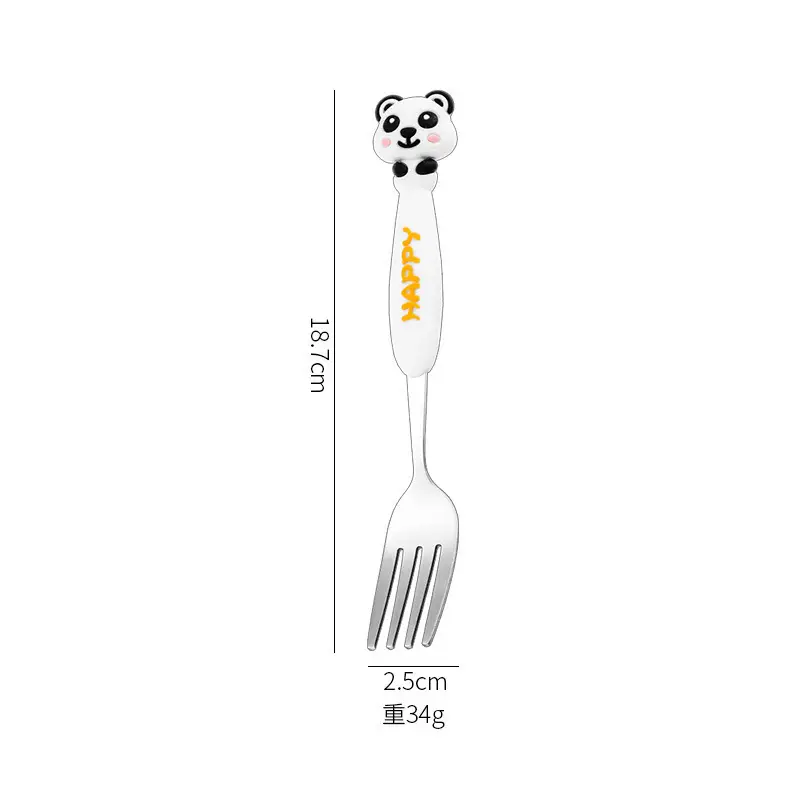 304 Stainless Steel Cartoon Fork for Kids