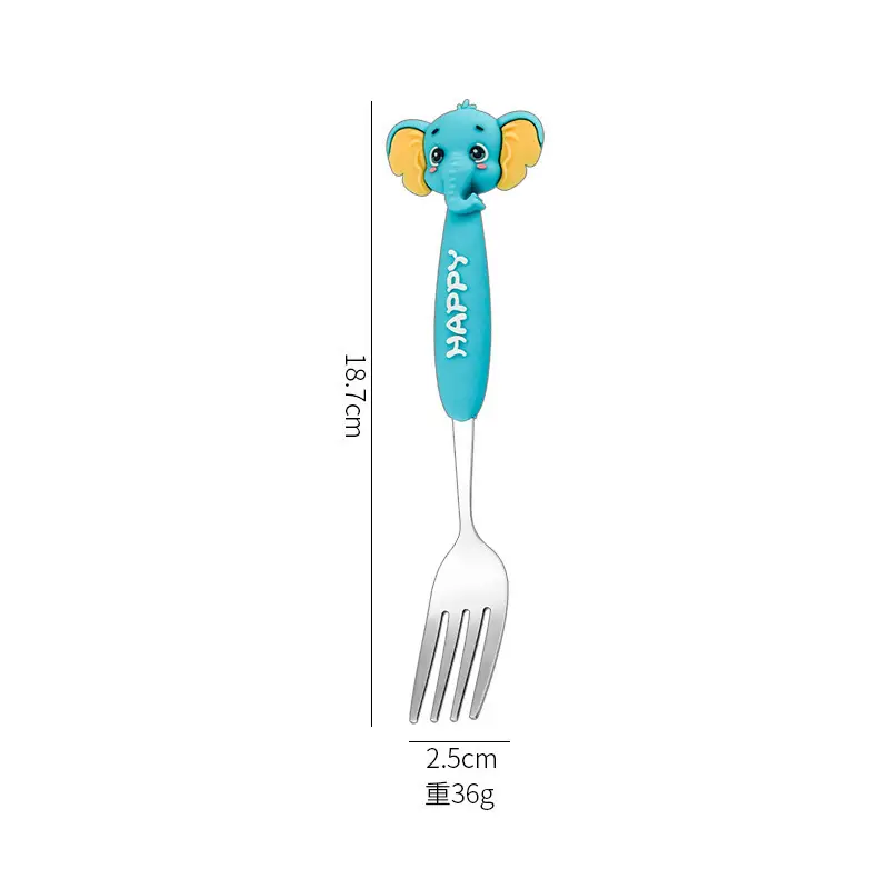 304 Stainless Steel Cartoon Fork for Kids