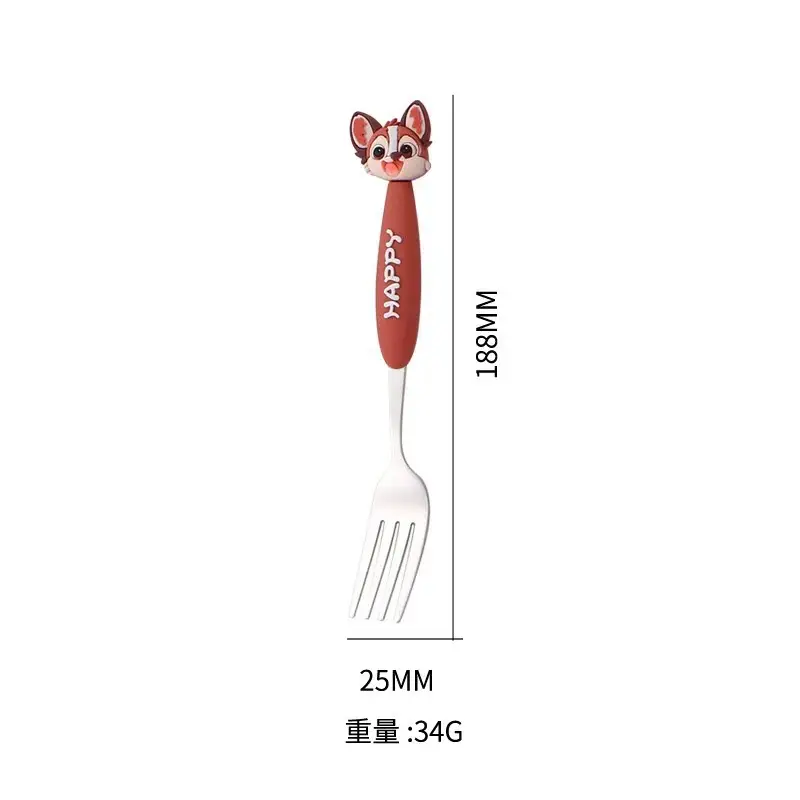 304 Stainless Steel Cartoon Fork for Kids