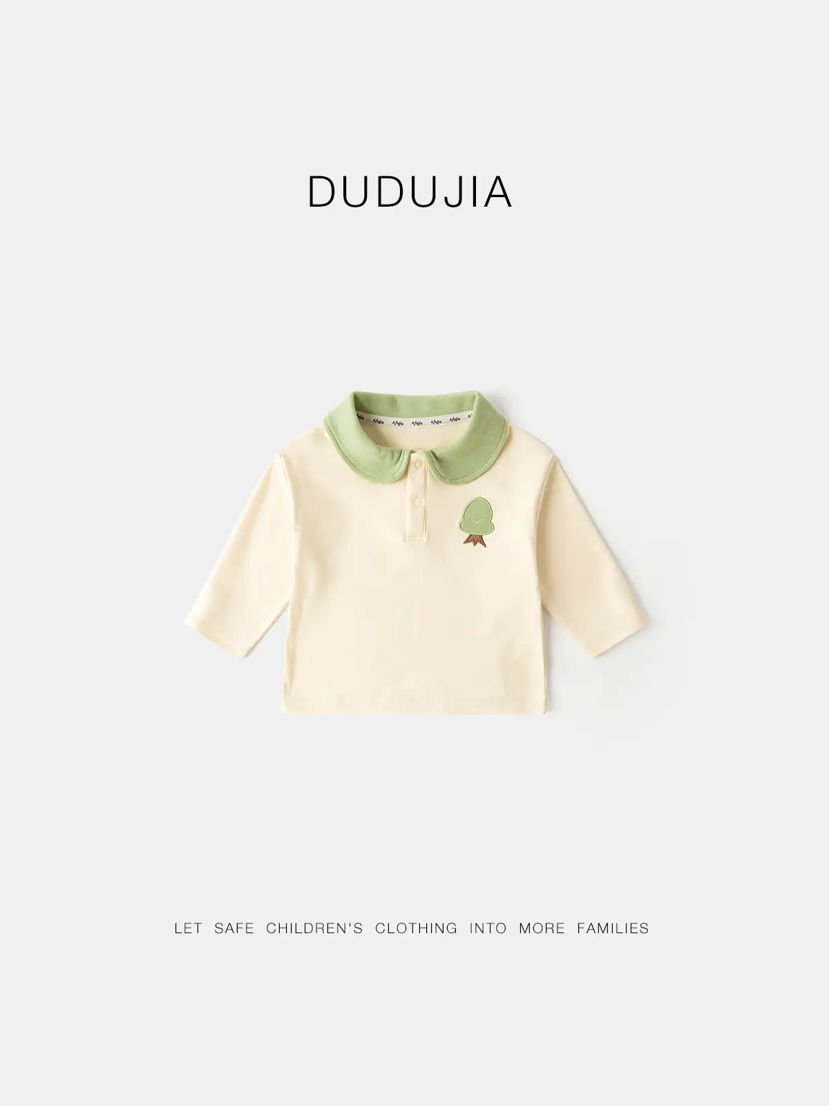 Dudu Home Kids Polo T-Shirt Striped Pink Green Spring - Image 10