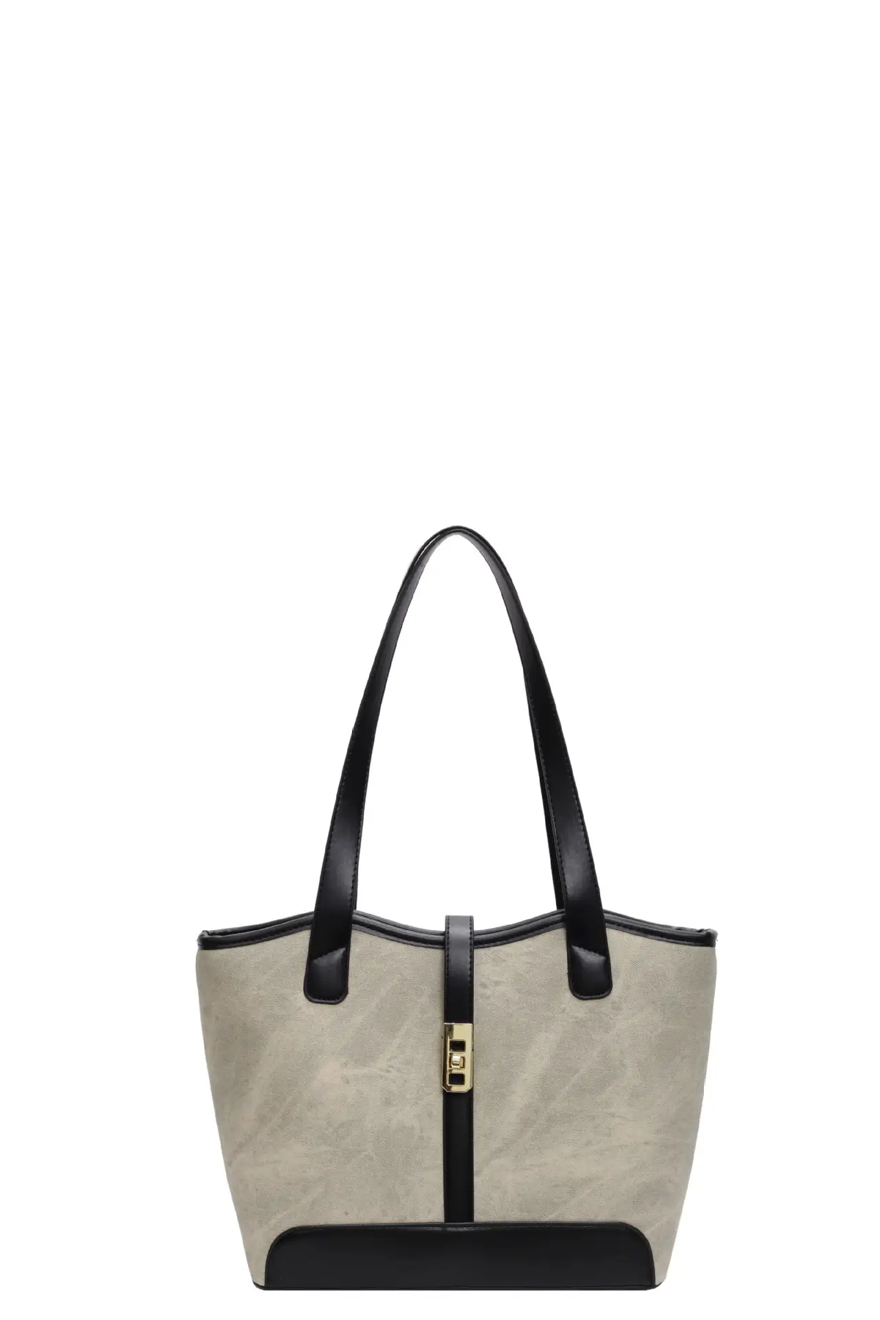 2025 Western Handheld Tote Bag Grey Black - Image 2