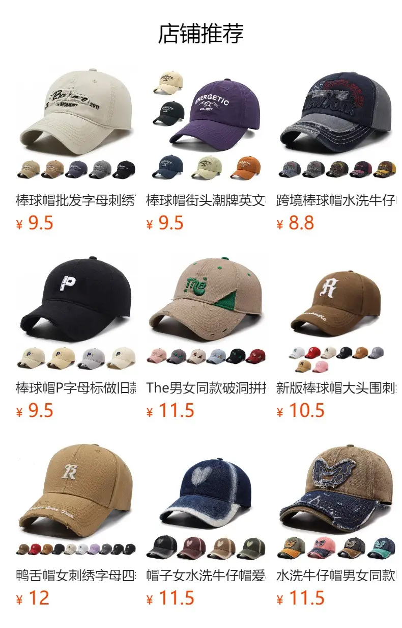 Women Casual Embroidered Cotton Cap Four Season — feature 1