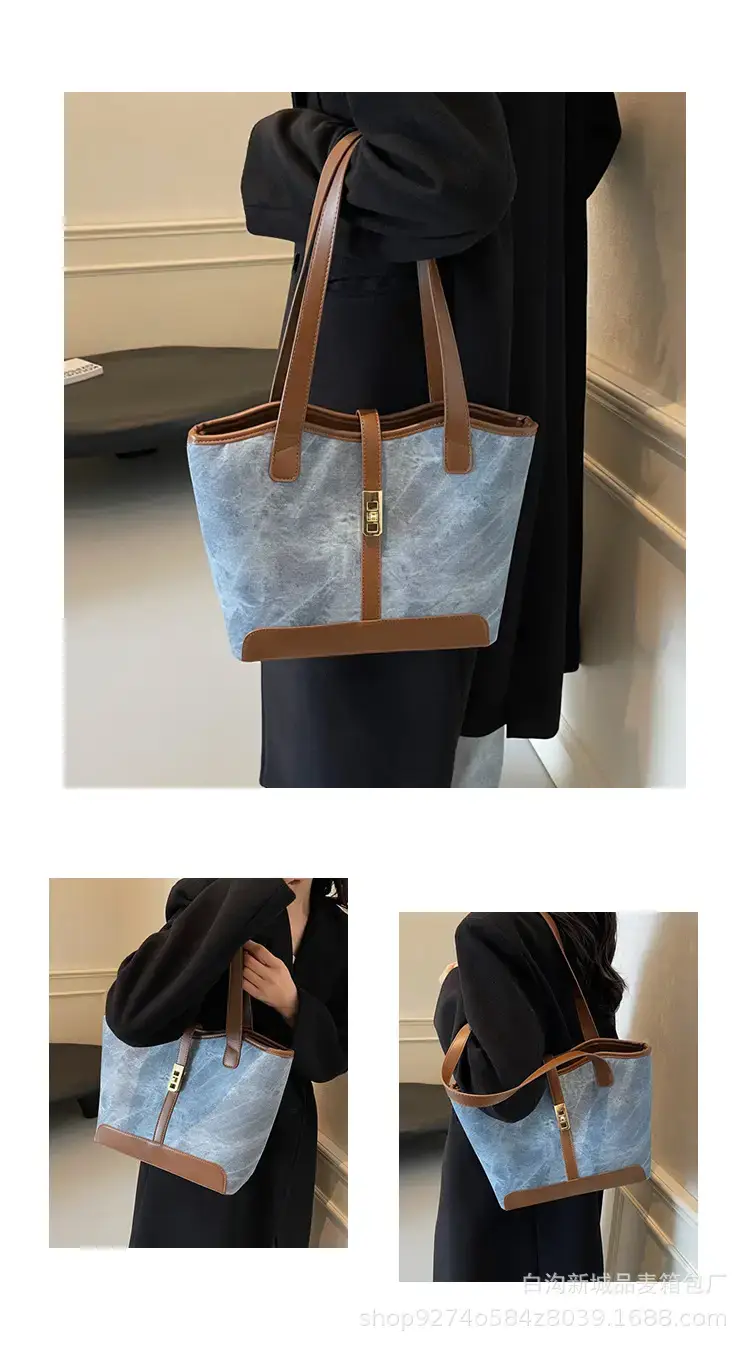 Vintage Textured Large Capacity Shoulder Bag 2026 Winter — feature 9