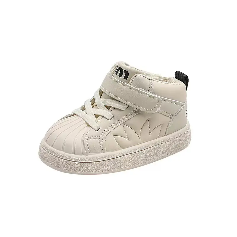 Girls White Board Shoes with Soft Sole