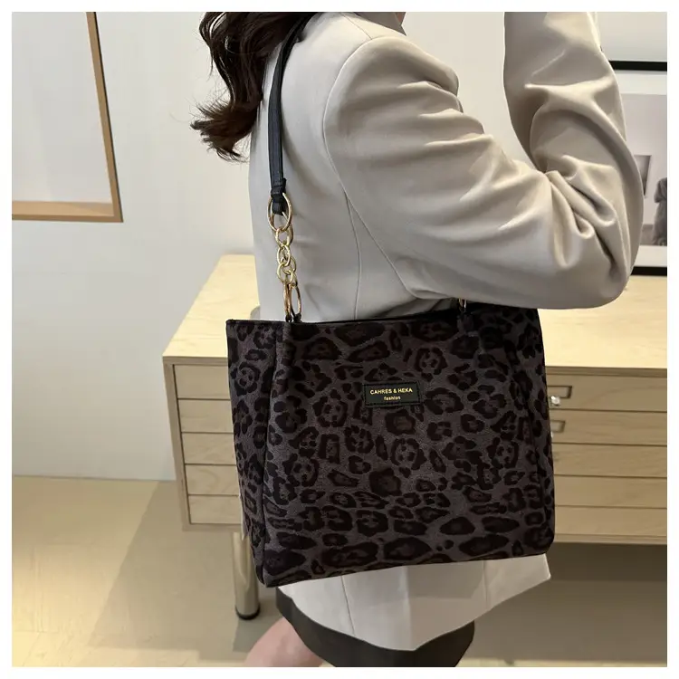 Retro Leopard Print Shoulder Tote for Women 2024 — feature 10