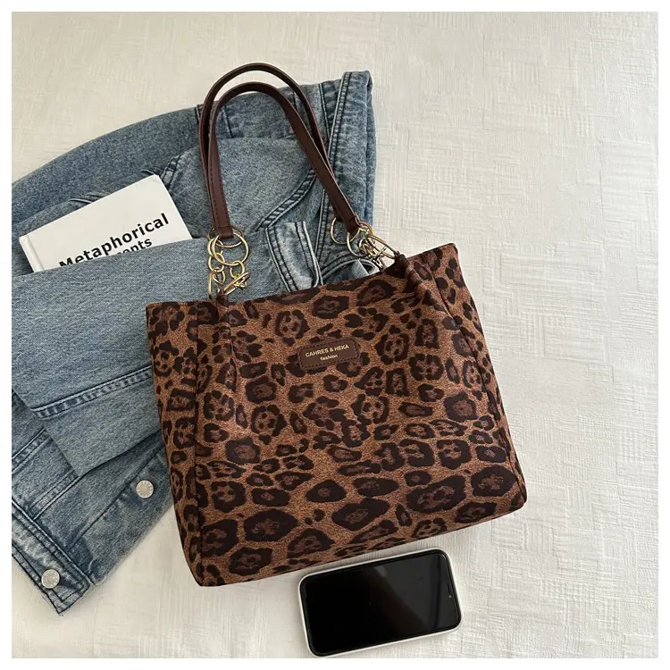 Retro Leopard Print Shoulder Tote for Women 2024 — feature 8