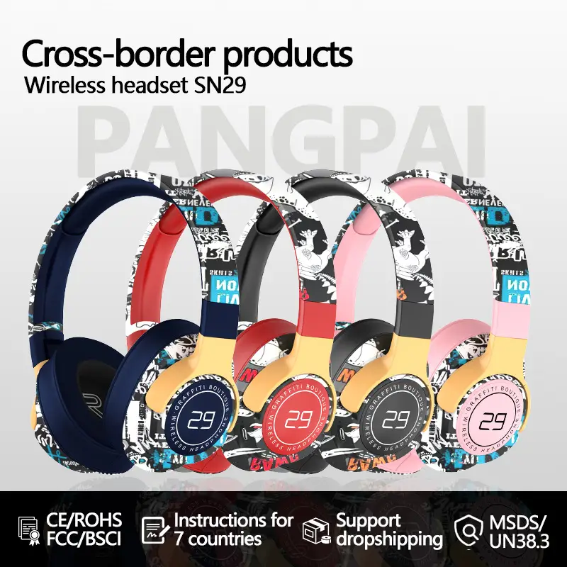 True Wireless Over Ear Bluetooth Music Headphones for Apple Phones - Image 6