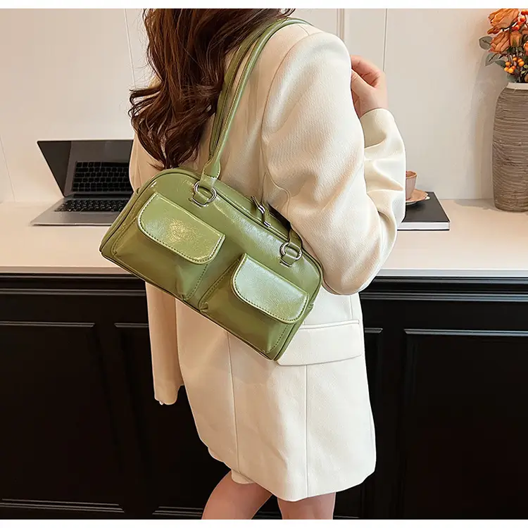 Green Korean Style Shoulder Bag for Women 2026 - Image 8