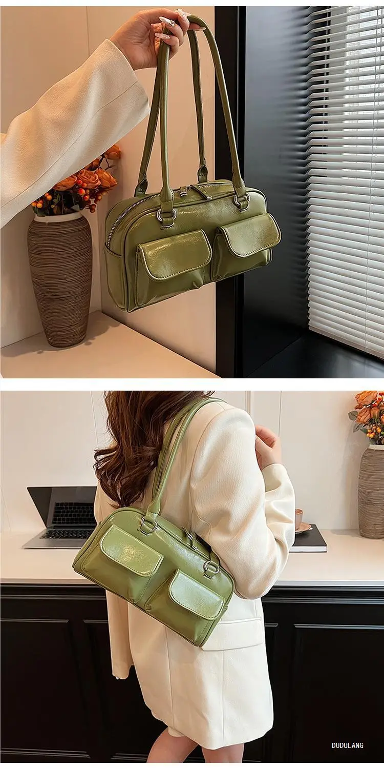 Green Korean Style Shoulder Bag for Women 2026 — feature 15
