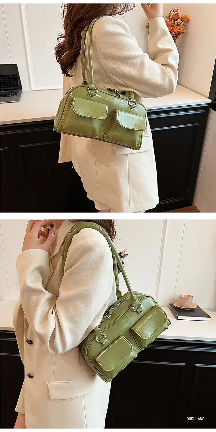 Green Korean Style Shoulder Bag for Women 2026 — feature 16