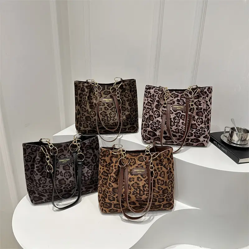 Leopard Print Korean Style Handbag for Students - Image 8