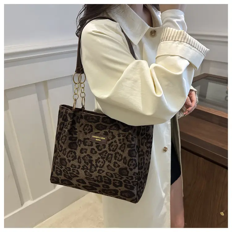 Leopard Print Korean Style Handbag for Students — feature 15