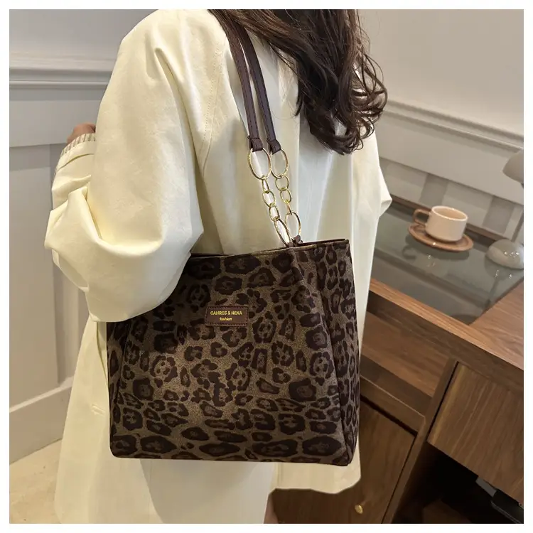 Leopard Print Korean Style Handbag for Students — feature 16