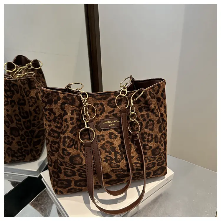 Leopard Print Korean Style Handbag for Students — feature 21