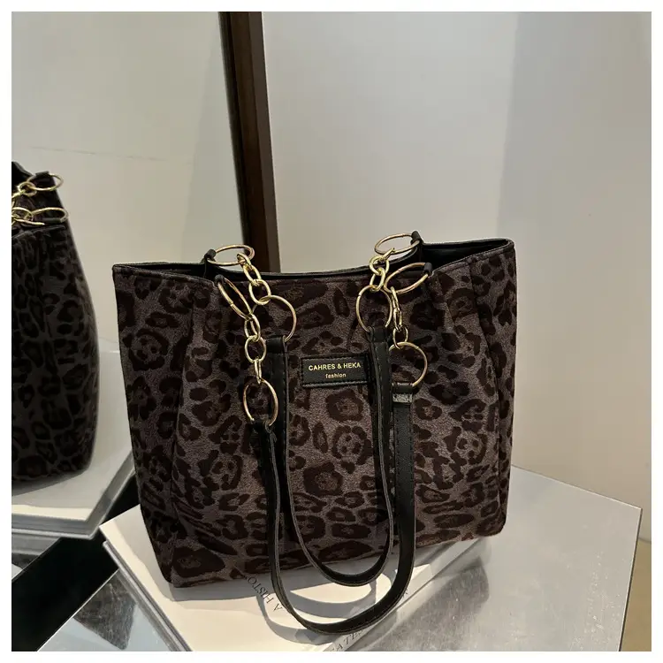 Leopard Print Korean Style Handbag for Students — feature 24