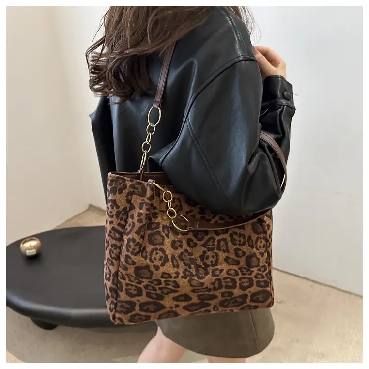 Leopard Print Korean Style Handbag for Students — feature 9