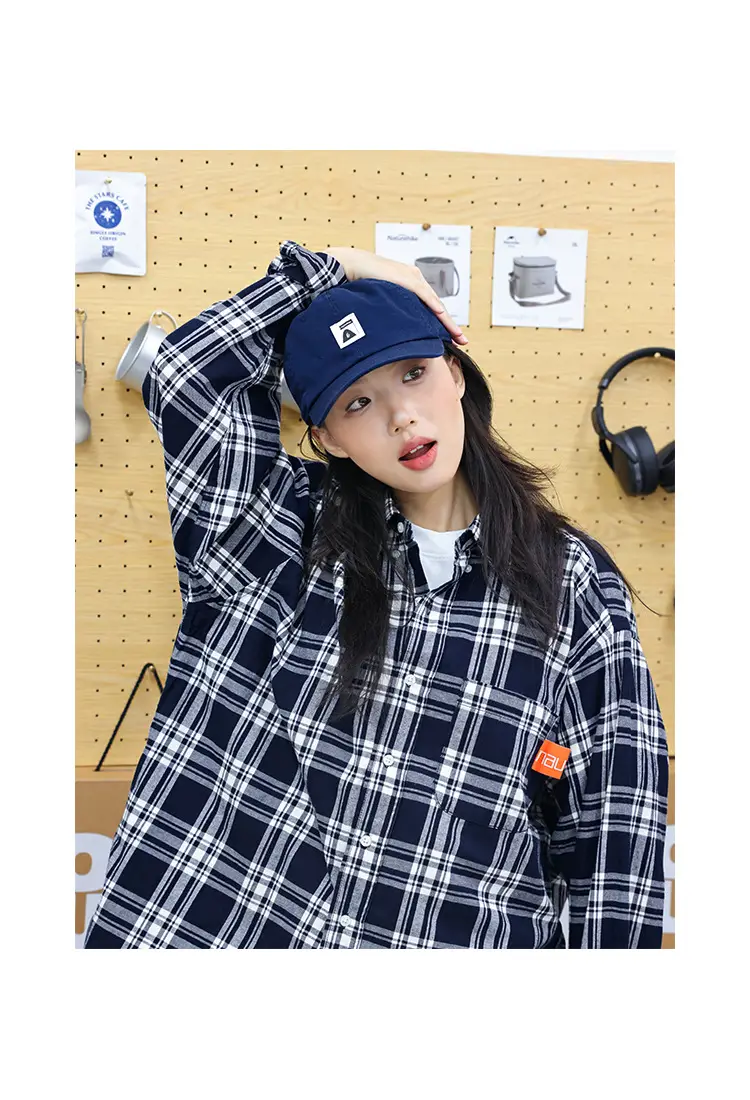 Japanese Style Blue Baseball Cap for Women Men — feature 5