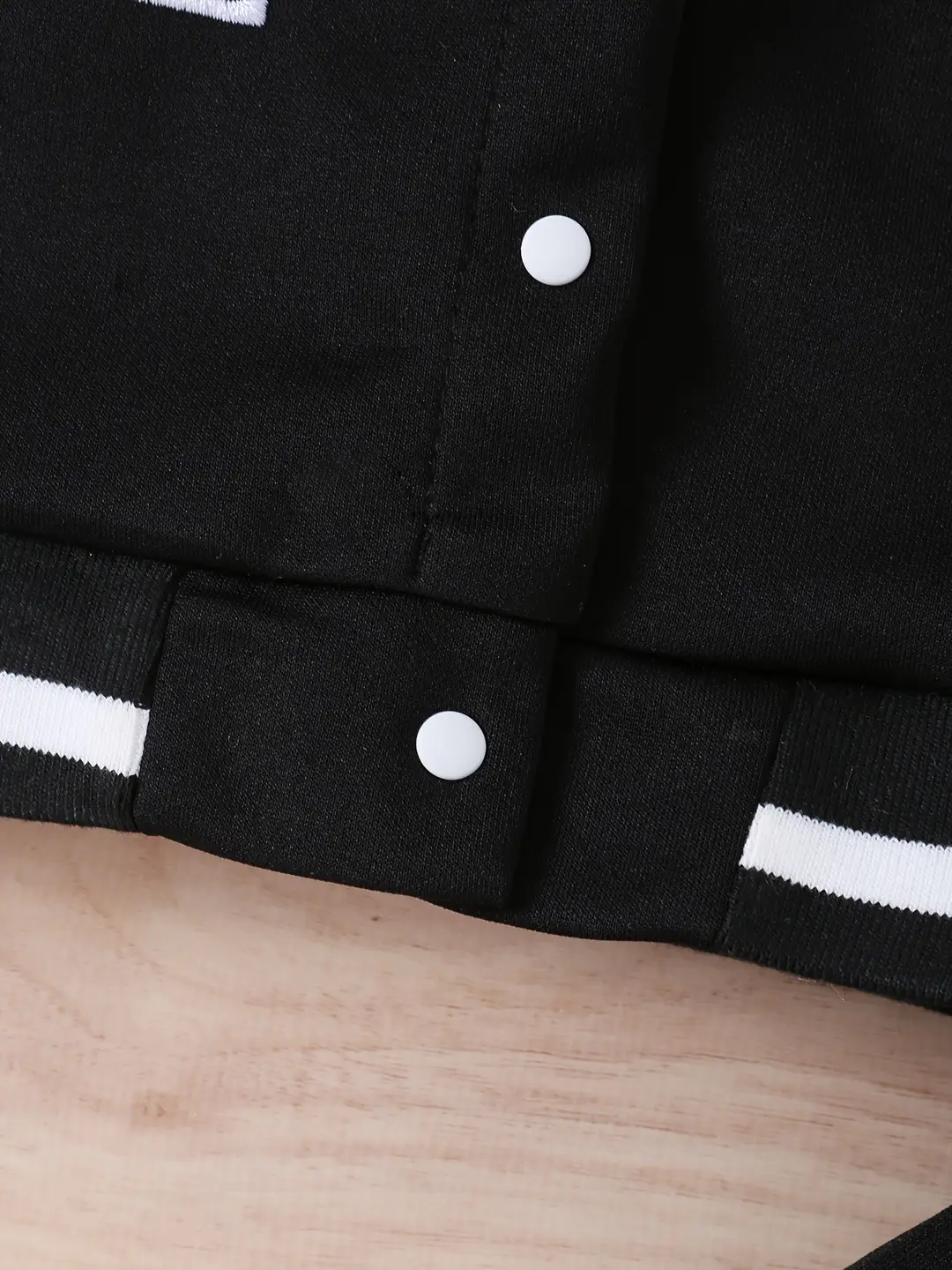 2024 Autumn Cross-border Special Stitching Embroidered Letter Baseball Suit Jacket Casual Trousers Baby Two-piece Set — feature 4