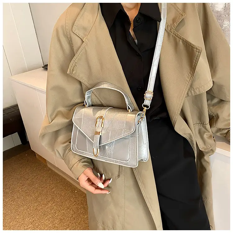 Silver Quilted Shoulder Bag for Women 2024 — feature 14