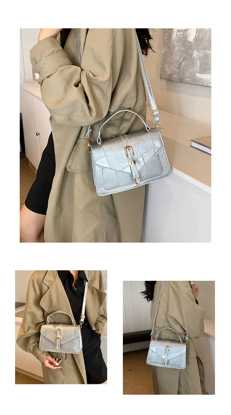 Silver Quilted Shoulder Bag for Women 2024 — feature 6