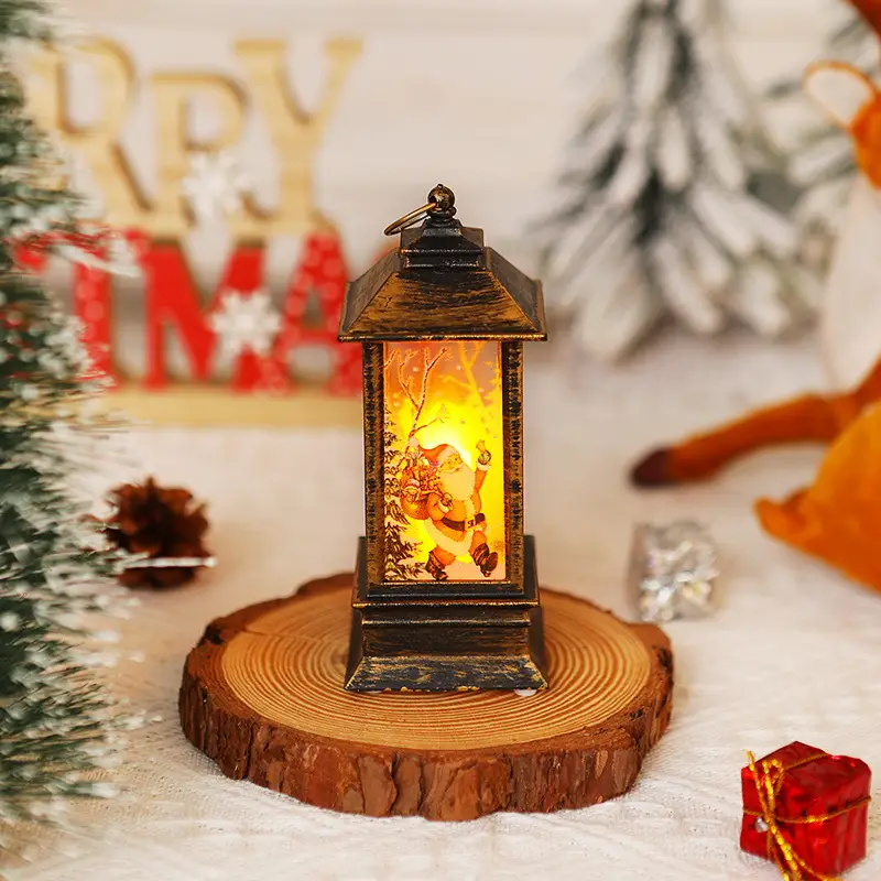 Christmas Wind Lamp with Snowman Design for Home Decor — feature 10