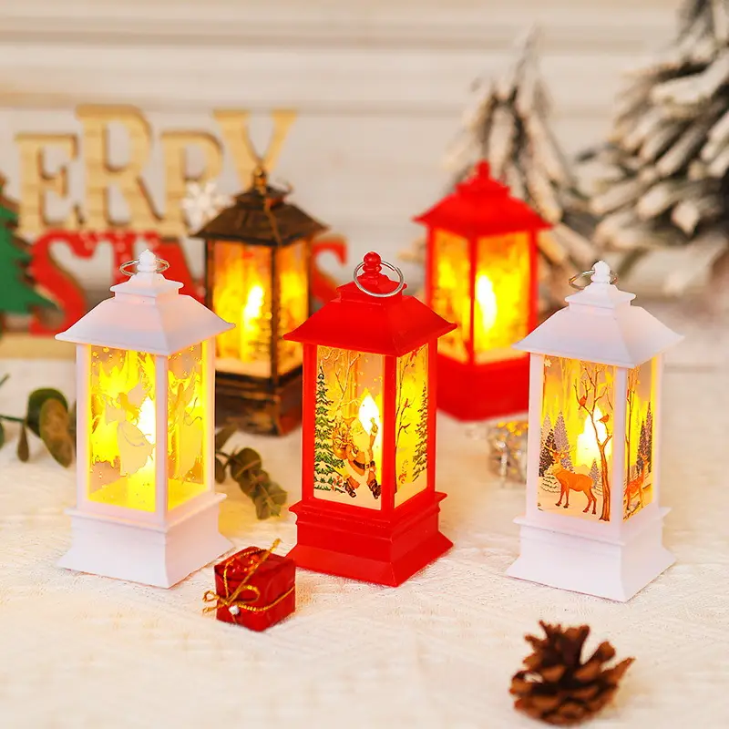 Christmas Wind Lamp with Snowman Design for Home Decor — feature 4