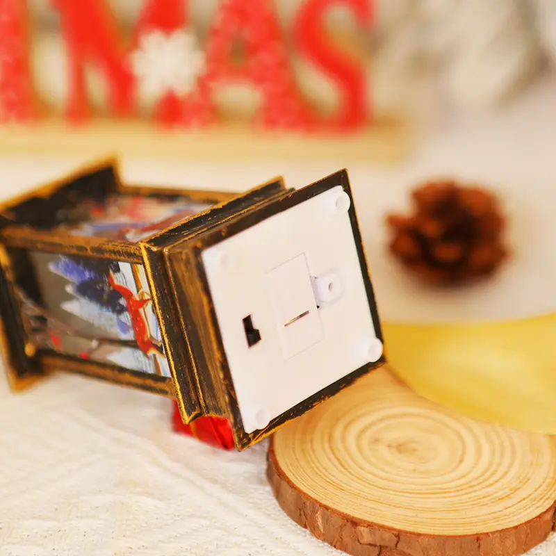 Christmas Wind Lamp with Snowman Design for Home Decor — feature 7