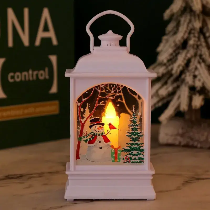 Christmas Wind Lamp with Snowman Design for Home Decor - Image 10