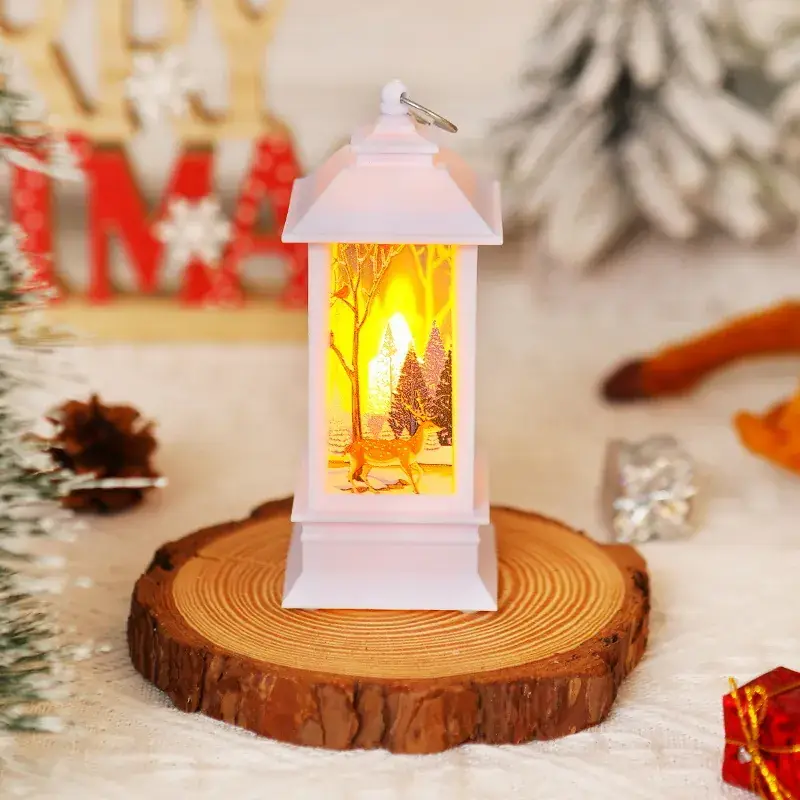Christmas Wind Lamp with Snowman Design for Home Decor - Image 3