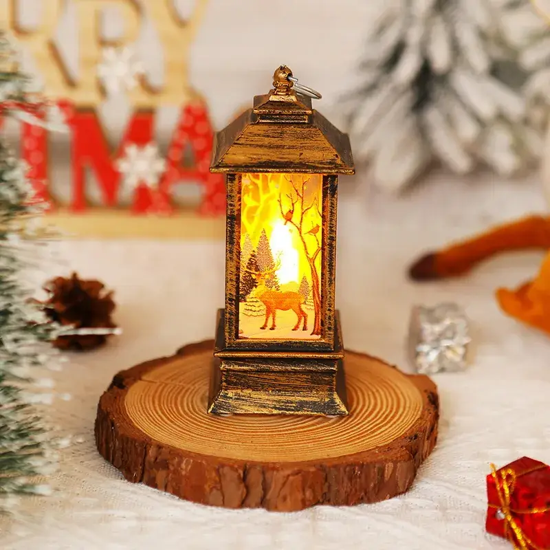 Christmas Wind Lamp with Snowman Design for Home Decor - Image 7