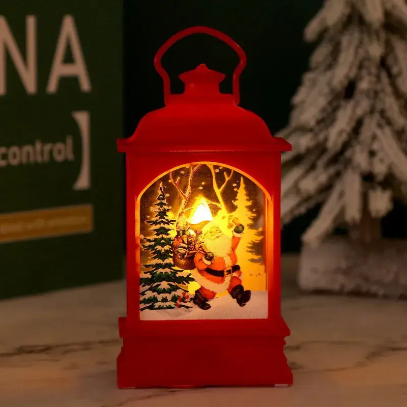 Christmas Wind Lamp with Snowman Design for Home Decor - Image 9