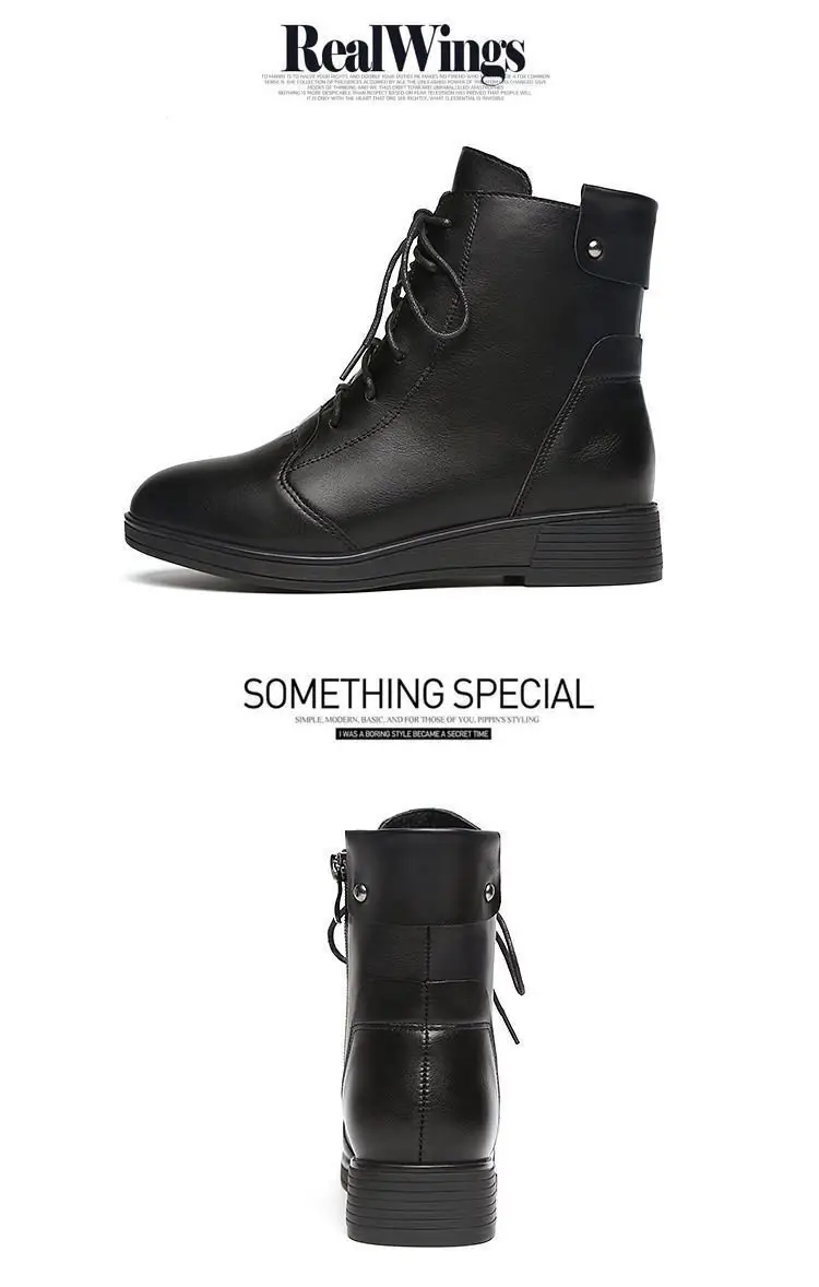 Women's Black Fleece-Lined Flat Boots 2024 — feature 7