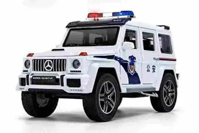 1:24 large G G63 large alloy car model off-road vehicle six-door children's toy car with sound and light