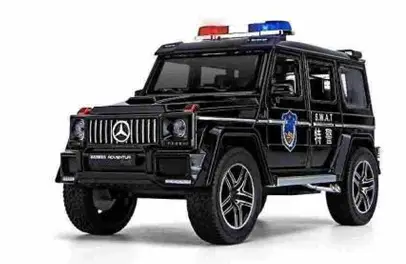 1:24 large G G63 large alloy car model off-road vehicle six-door children's toy car with sound and light