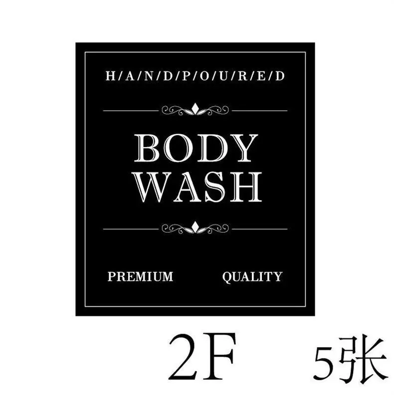 12 Shampoo Body Soap Bottle Waterproof Stickers Body Cleaner Sub-packaging Bottle Label Stickers — feature 7