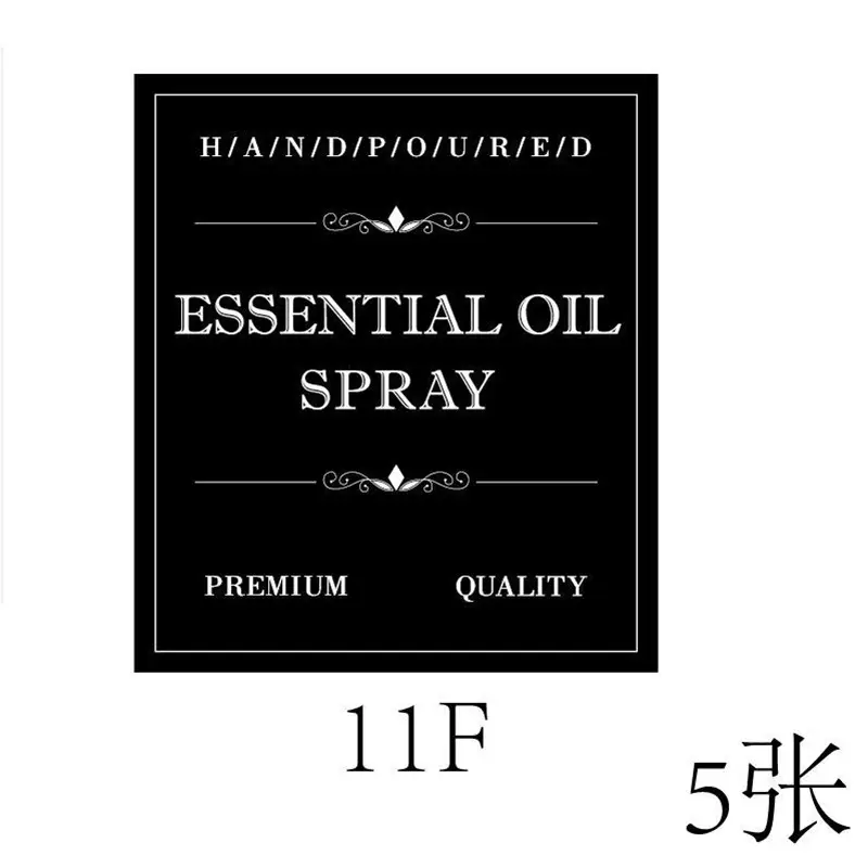 12 Shampoo Body Soap Bottle Waterproof Stickers Body Cleaner Sub-packaging Bottle Label Stickers