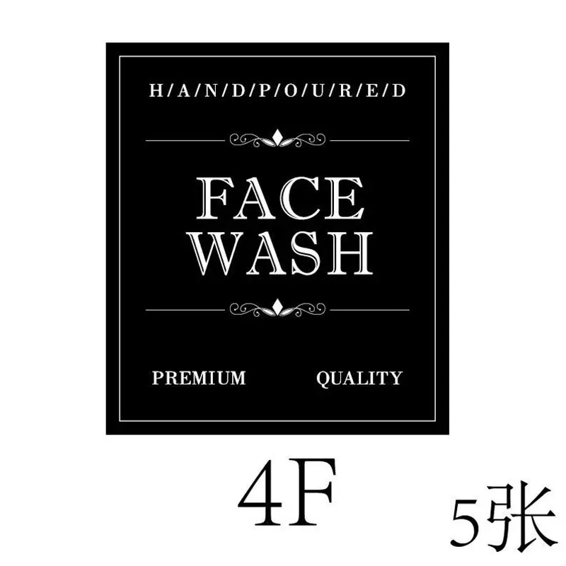 12 Shampoo Body Soap Bottle Waterproof Stickers Body Cleaner Sub-packaging Bottle Label Stickers