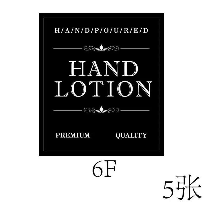 12 Shampoo Body Soap Bottle Waterproof Stickers Body Cleaner Sub-packaging Bottle Label Stickers