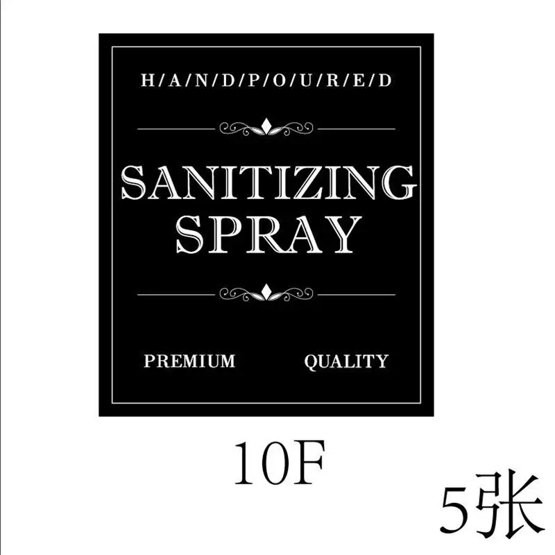 12 Shampoo Body Soap Bottle Waterproof Stickers Body Cleaner Sub-packaging Bottle Label Stickers