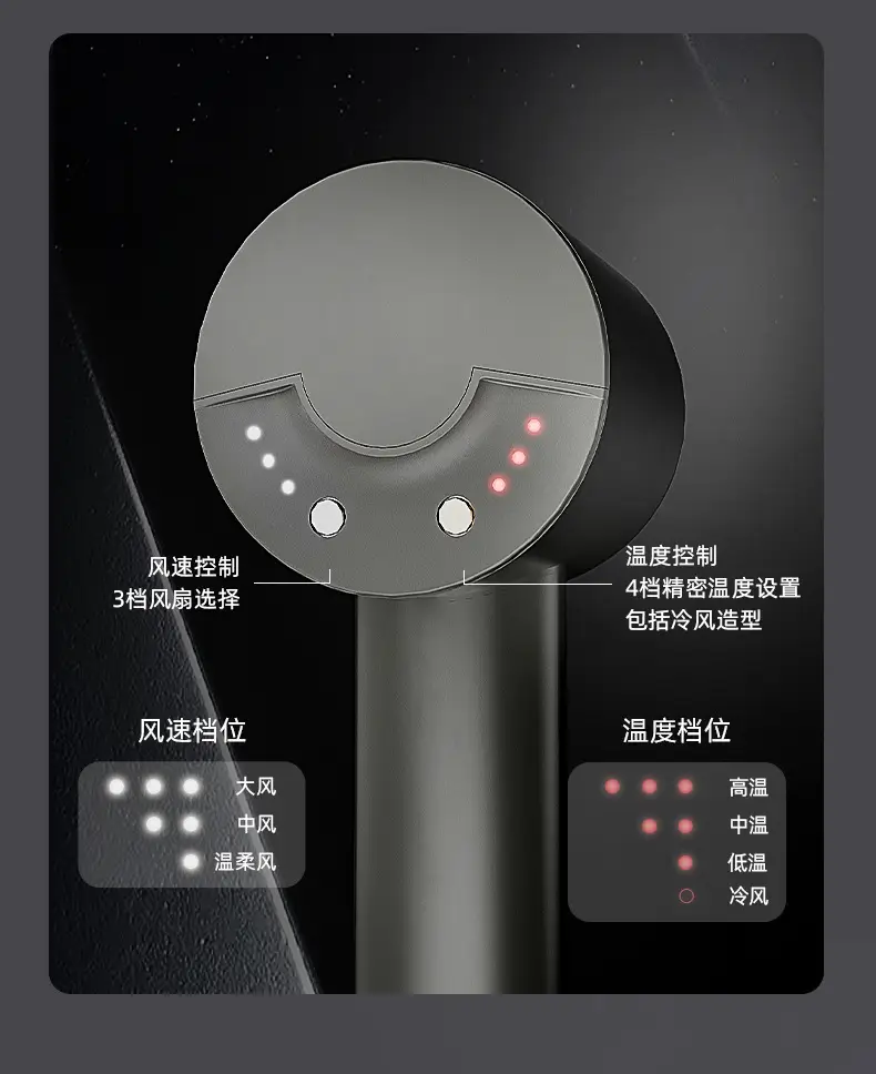 Huaqiang Hair Dryer 1200W Negative Ion Home Barber — feature 25