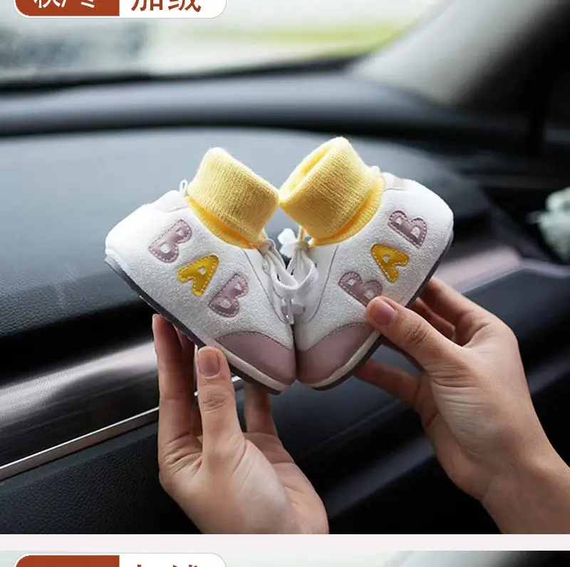Baby Shoes Soft Cotton Warm Autumn Winter 0-6 Months — feature 17