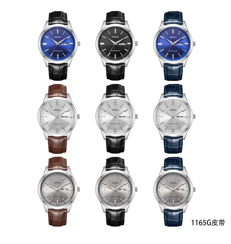 ORSGA Men's Silver Luminous Calendar Watch — feature 13