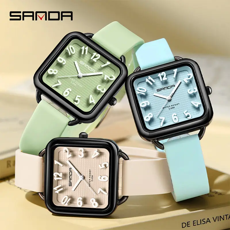 Sanda Quartz Watch for Students Waterproof Large Display - Image 11