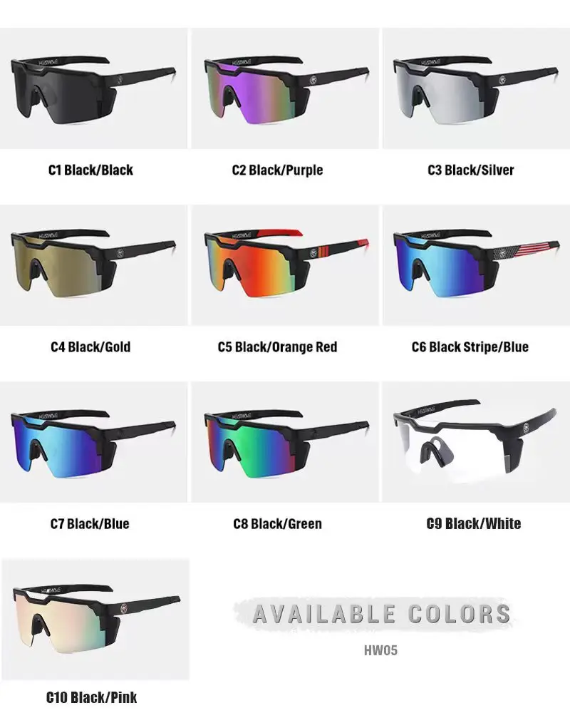 Cross-border Hot Wave Riding Eye Glasses Blue Gradient Real Film Outdoor Sports Sunglasses — feature 1