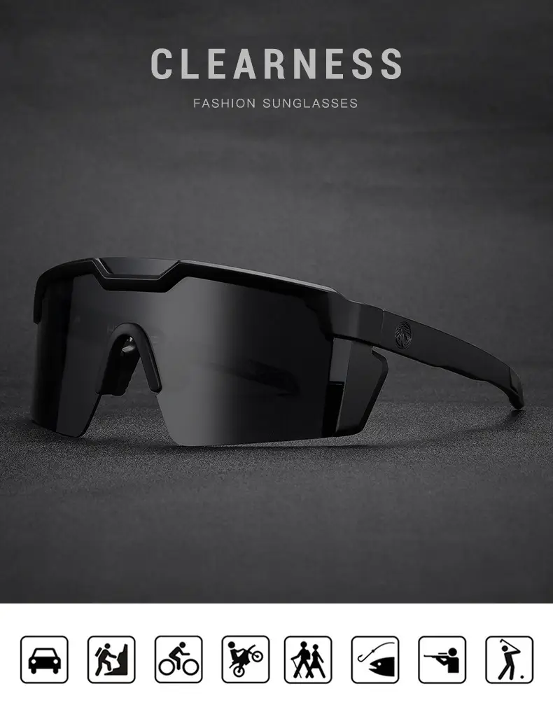Cross-border Hot Wave Riding Eye Glasses Blue Gradient Real Film Outdoor Sports Sunglasses — feature 2