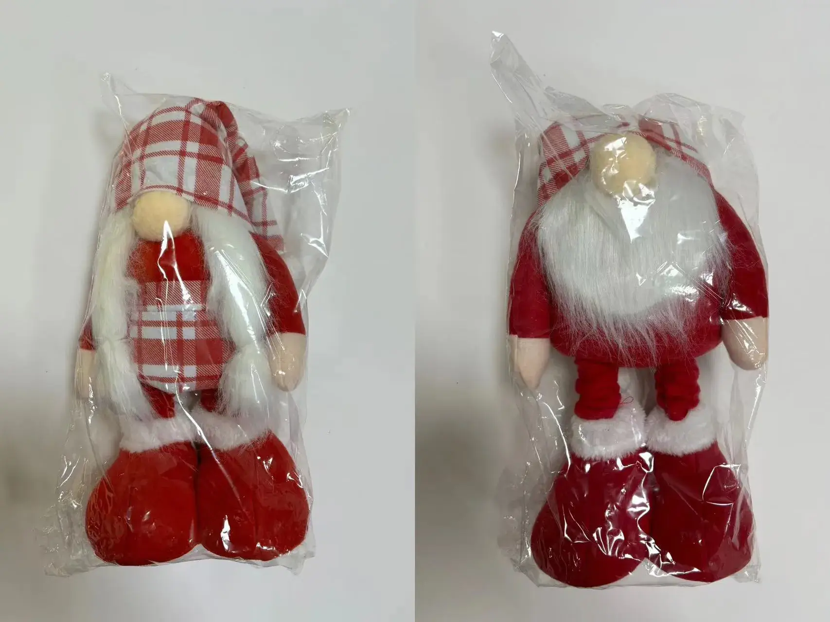 Cross Border Christmas Doll Red White Standing Dwarf Telescopic — feature 11
