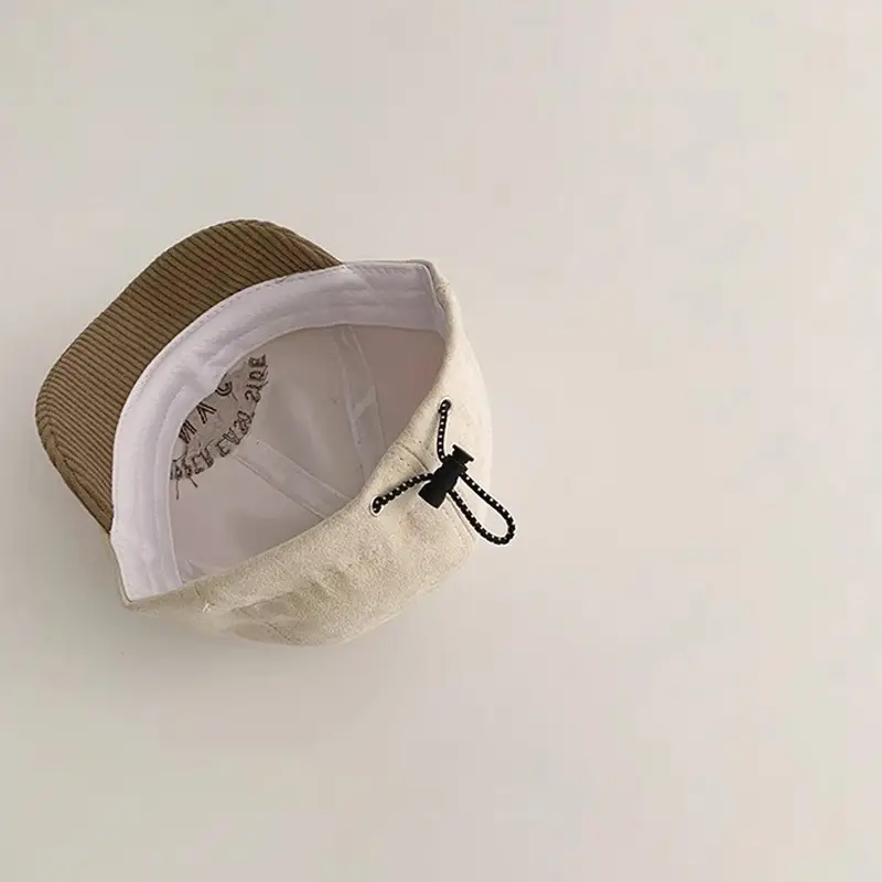 Brown Wool Cap with "Ever East Oil N.Y.C" Design - Image 10