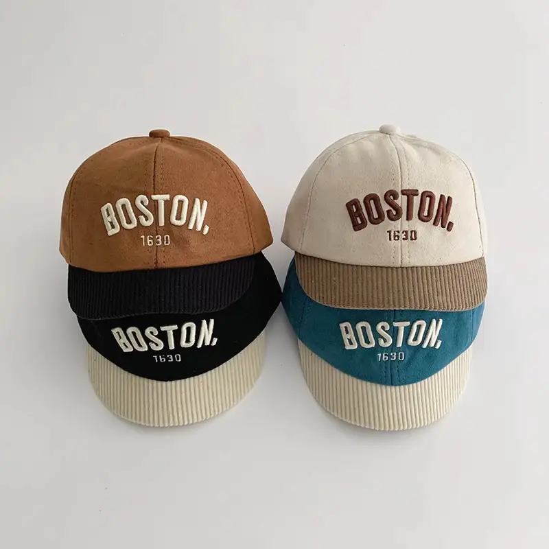 Boston Letter Baby Cap Winter Warm Windproof - Image 7