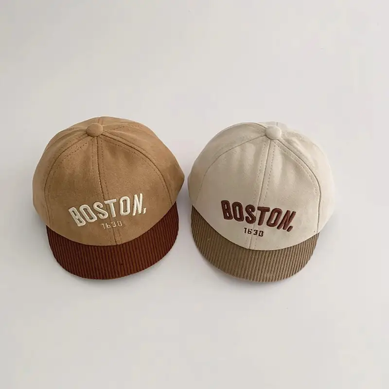 Boston Letter Baby Cap Winter Warm Windproof - Image 8