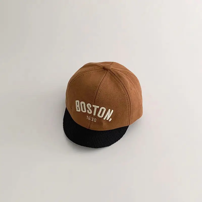 Boston Letter Baby Cap Winter Warm Windproof - Image 3